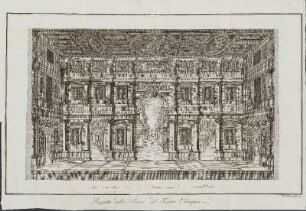 Illustration: Prospetto della Scena del Teatro Olimpico