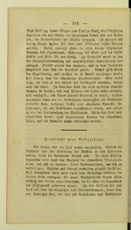 Frankreichs neue Gesetzgebung