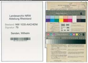 Entnazifizierung Wilhelm Senden , geb. 29.10.1914 (Kaufmaennischer Angestellter)