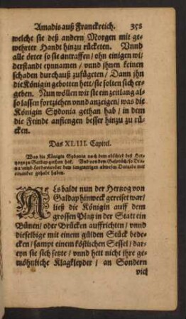 Das XLIII. Capitel.