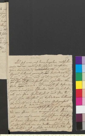 Brief von Goethe, Johann Wolfgang von an Thümmel, Hans Wilhelm von
