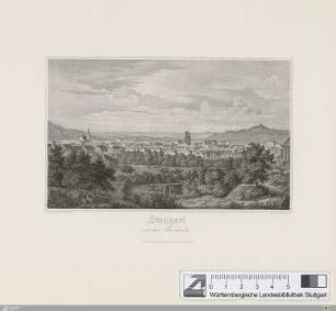 Stuttgart von der Abendseite