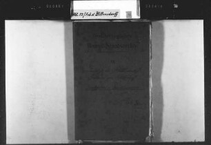 Tagebuchaufzeichnungen des Legationsrats Freiherr von Blittersdorf in Frankfurt (I) (teilweise auf französisch)