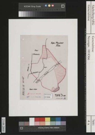Tiefes Planitzer Flöz bei Schedewitz; Beiblatt zu Flurplan C 287 bei Oberhohndorf, Bockwa und Schedewitz