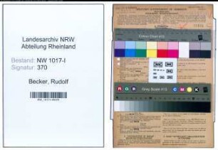 Entnazifizierung Rudolf Becker , geb. 20.01.1907 (Buchhalter)