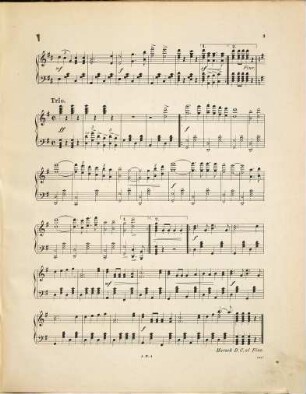 Sofien-Marsch : für Pianoforte ; Op. 1