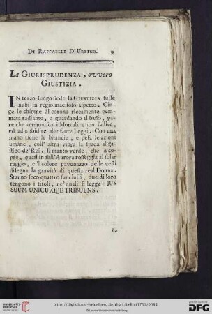 La Giurisprudenza, ovvero Giustizia