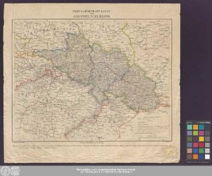 Post- Und Eisenbahn-Karte Der Provinz Schlesien