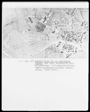 Kassel & Stadtplan mit Auegarten