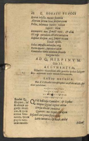 Ad Q. Hirpinum. Ode XI. - Ad Maecenatem. Ode XX.