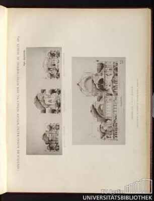 Öffentliche Konkurrenz wegen Bebauung der Museumsinsel 1884 Taf. XXXXVIII