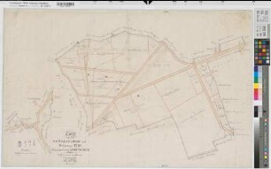 Borghorst (Steinfurt), Teilung der Borghorster Felder: Dreiningsfeld, Weweler Heide, Pröbstings Thie, Bl.2 Brouillonkarte Weweler Heide und Pröbstings Thie