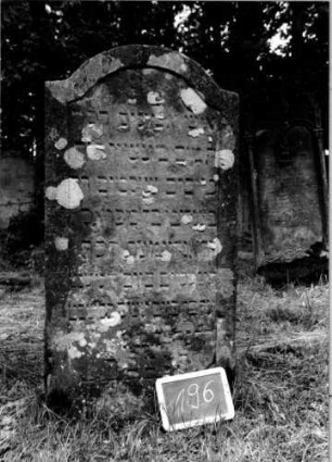 Grabstein 196 [Nir S. 130 Nr. 13.13]