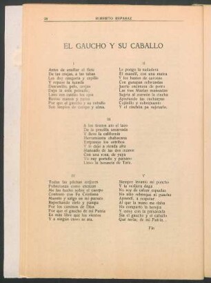 El gaucho y su caballo