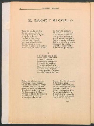 El gaucho y su caballo
