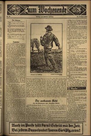 Zweite Ausgabe vom Sonntag, den 26. April 1936.