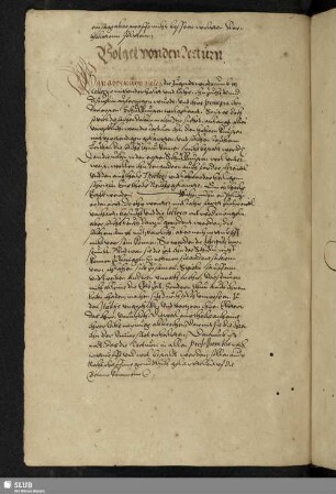 Volget von den Lecturn
