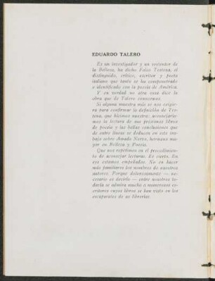 Eduardo Talero [Biografía]