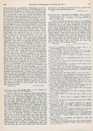 219-220 [Rezension] Schlatter, Adolf, Die christliche Ethik