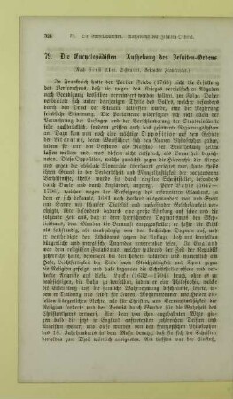 79. Die Encyclopädisten. Aufhebung des Jesuiten-Ordens