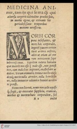 Medicina animae [...]