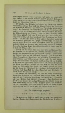 124. Die norddeutsche Tiefebene
