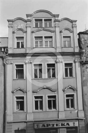 Fassade eines Bürgerhauses in der Langstraße in Hirschberg