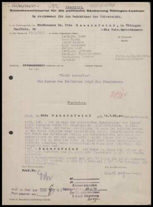 Bauernfeind, Otto, Prof. Dr.