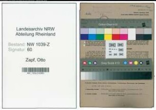Entnazifizierung Otto Zapf , geb. 22.03.1909 (Polizeibeamter)