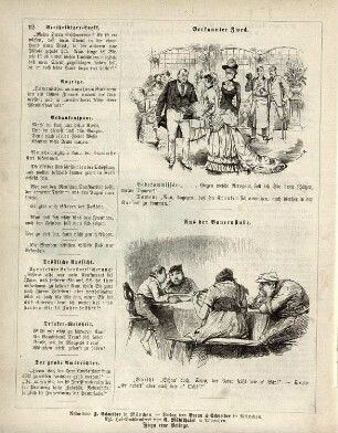 "Verkannter Zweck" "Aus der Bauernstube"