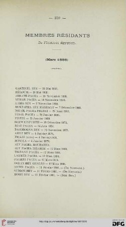 Membres résidants