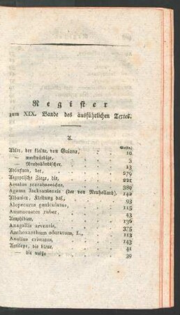 Register zum XIX. Bande des ausführlichen Textes.