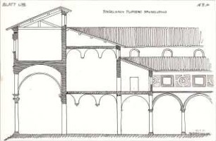 Eckert, Georg; München; Studienarbeiten - Findelhaus in Florenz (Schnitt)