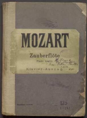 Mozart, Wolfgang Amadeus: Zauberflöte