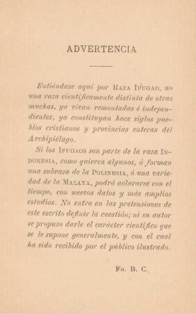 Advertencia