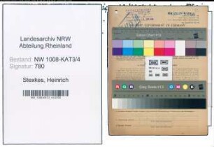 Entnazifizierung Heinrich Stexkes , geb. 19.02.1902 (Kaufmann)