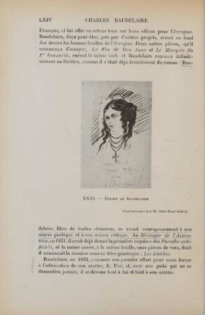 XXXI. Dessin de Baudelaire