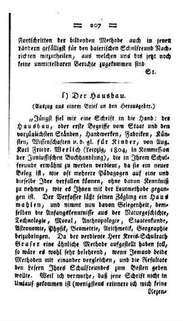 Der Hausbau