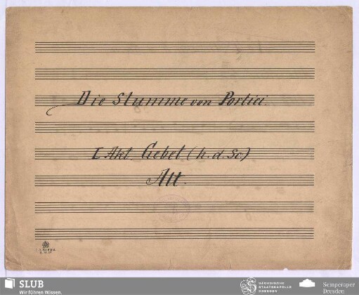 Alto, 1. Akt Nr. 4 (1904-1914?)