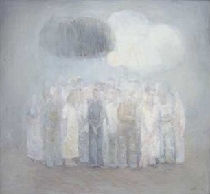 Schwarze und weiße Wolke