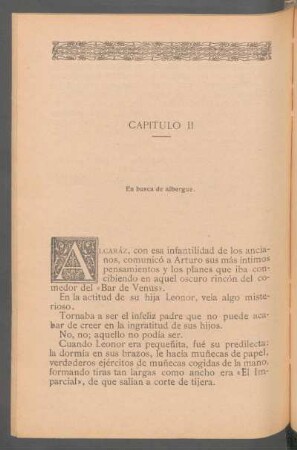 Capítulo II - En busca de albergue.