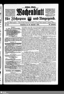 Wochenblatt für Zschopau und Umgegend : Zschopauer Tageblatt u. Anzeiger