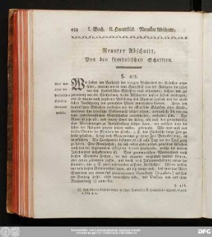 Neunter Abschnitt, Von den symbolischen Schriften.