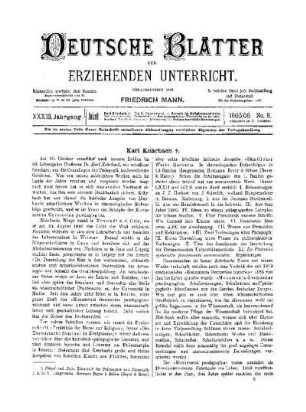 Karl Kehrbach : Nachruf