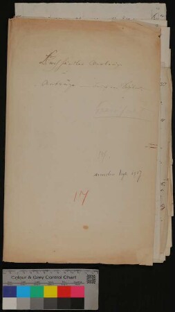 Konvolut von Buchhändlerverträgen, Rechnungen, Quittungen und Briefen an Clemens Brentano