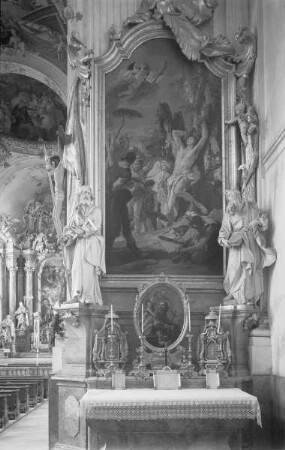 Sebastiansaltar: Martyrium des heiligen Sebastian
