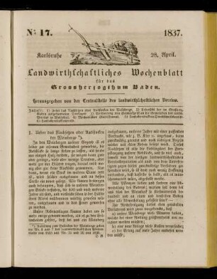 No 17. 1837. 28. April