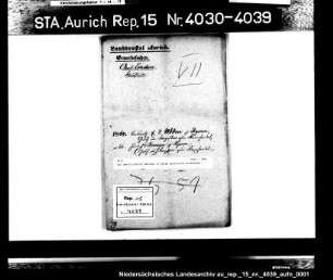 Der dem Friedrich Beninga in Rysum gestattete Kramhandel