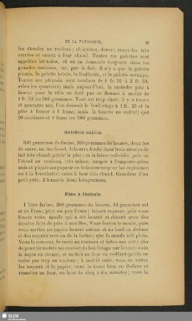Pâte à timbale
