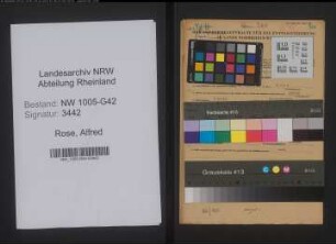 Entnazifizierung Alfred Rose , geb. 07.10.1912 (Sprenggehilfe)